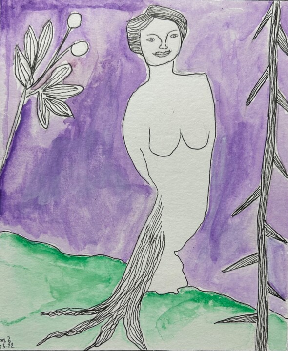 绘画,  6.3x4.7 in 