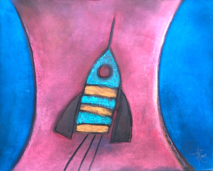 HE // SHE ° HE 绘画, 15.8x19.7 in