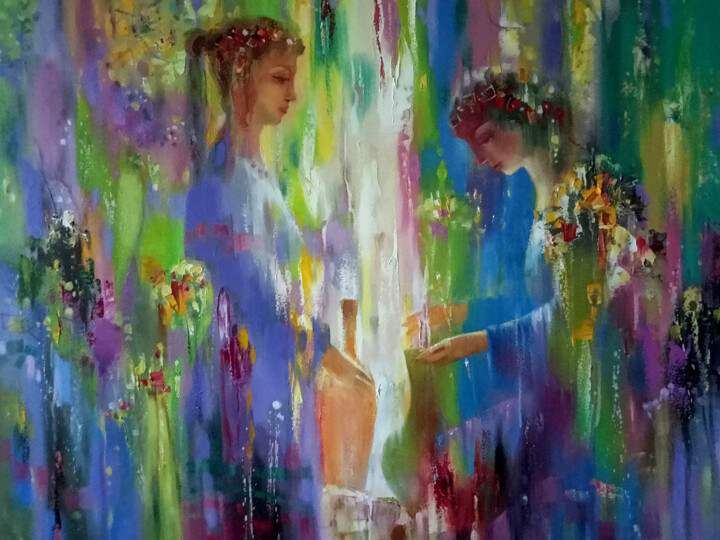 At the source 绘画, 27.6x35.4 in