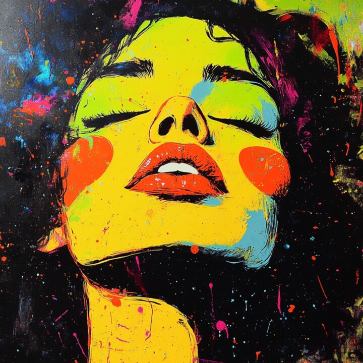 PHANTASIE Schilderij, 19,7x19,7 in