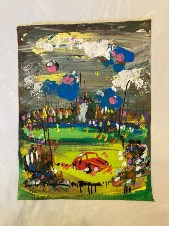 绘画,  10.2x7.1 in 