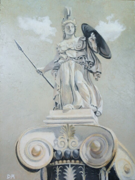 Athena 绘画, 24x18 in