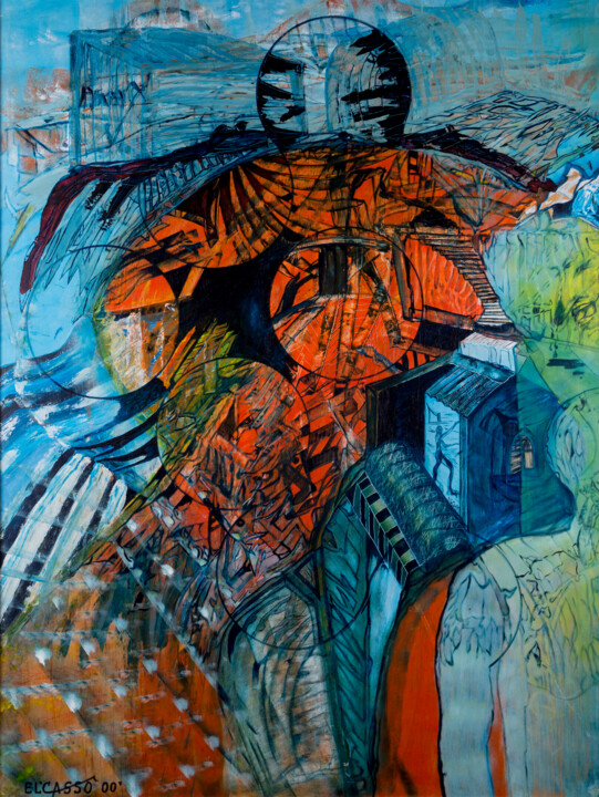 In den Kreisen der Unbeweglichkeit 绘画, 55.7x41.3 in