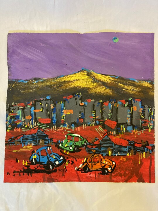 Altın Kasaba 绘画, 12.2x12.2 in