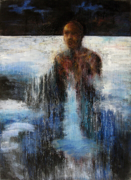 Homme et Horizon 绘画, 39.4x27.6 in