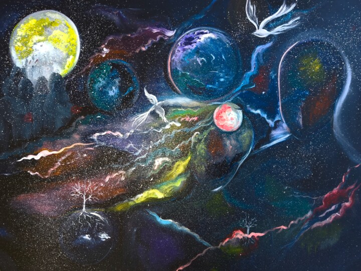 Space Love. Tablo, 23,6x31,5 in