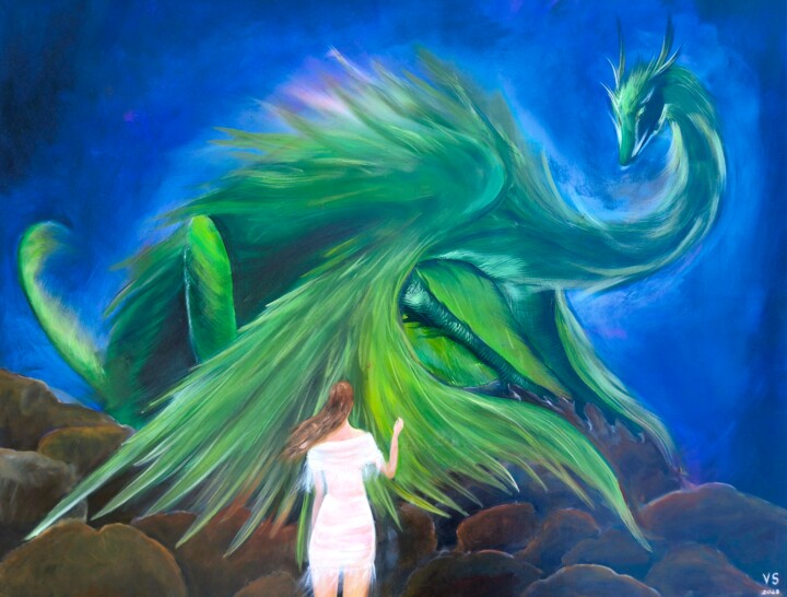 Come with me 绘画, 31.5x39.4 in