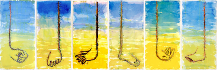 Profetas Schilderij, 31,3x93,3 in