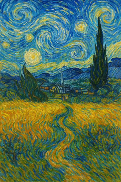 "Jardin, ciel tourme…" başlıklı Fotoğraf Vèridiana tarafından, Orijinal sanat, Dijital baskı