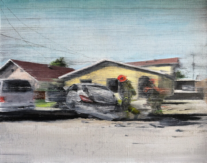 Schilderij,  13,8x17,7 in 