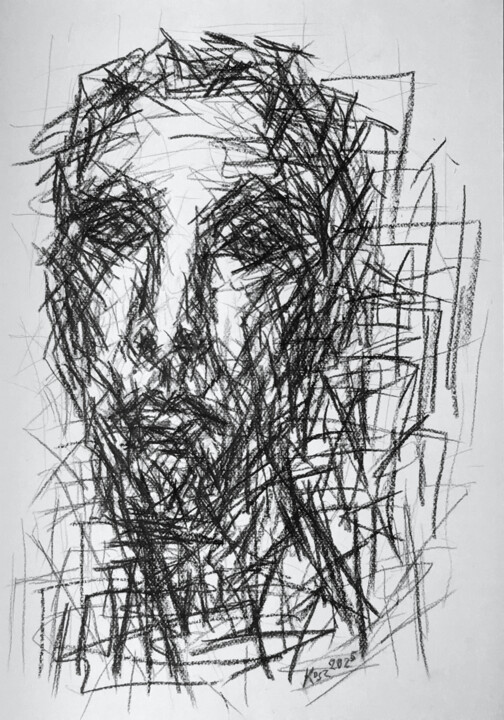 Dibujo titulada "... 5" por Barbara Kosz, Obra de arte original, Lápiz