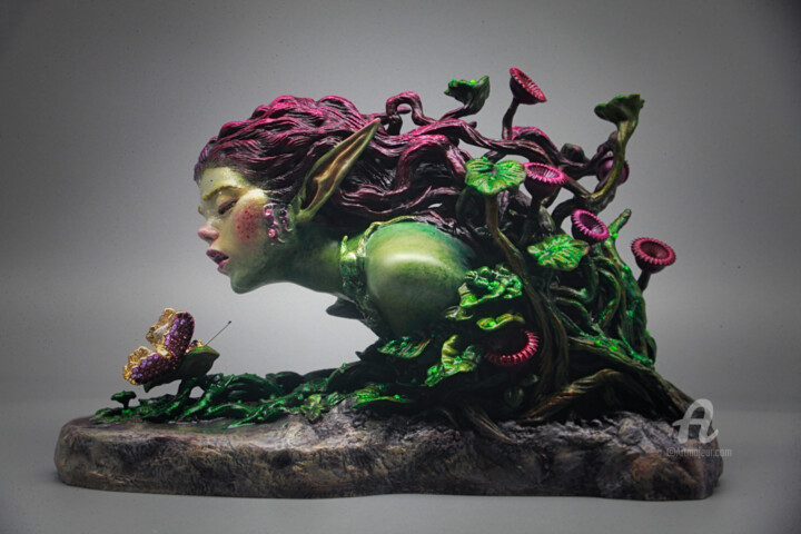 雕塑,  10.6x17.3 in 