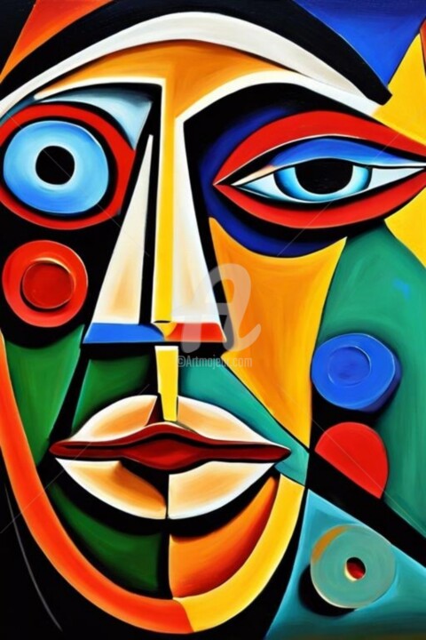 Karananda 5 ( Picasso pafh) Картина, 57,9x36,6 in