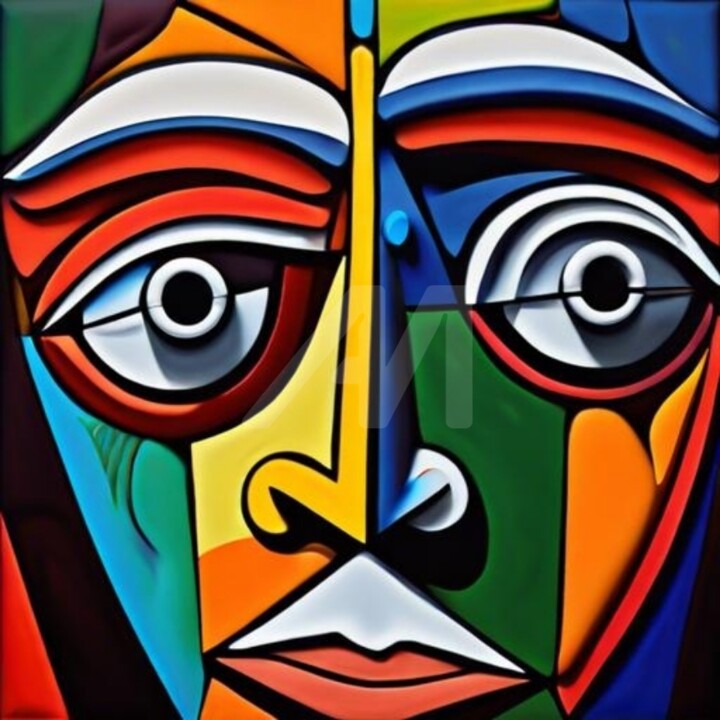 Karabanda 6 ( Picasso path ) 绘画, 57.9x36.6 in