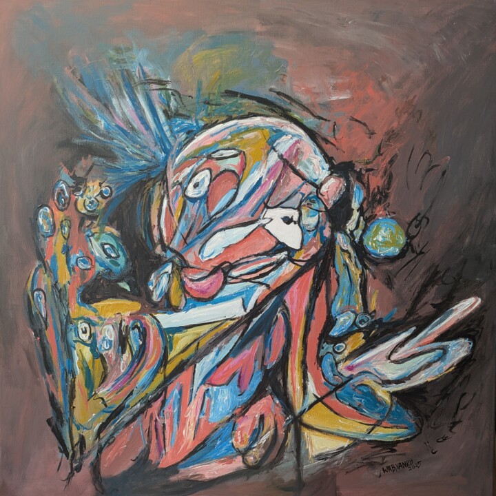 绘画,  31.5x31.5 in 