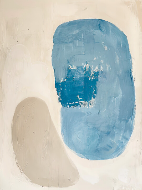 Digital Arts titled "ABSTRACT PAINTING W…" by Alena Shnaider, Original Artwork, Digital Painting