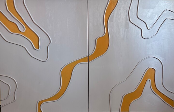 绘画,  35.4x55.1 in 