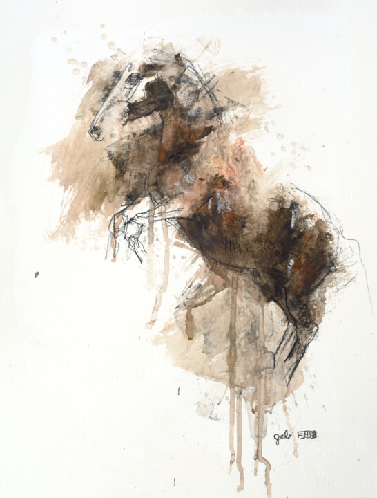Nu Equin 170t 绘画, 15.8x11.8 in