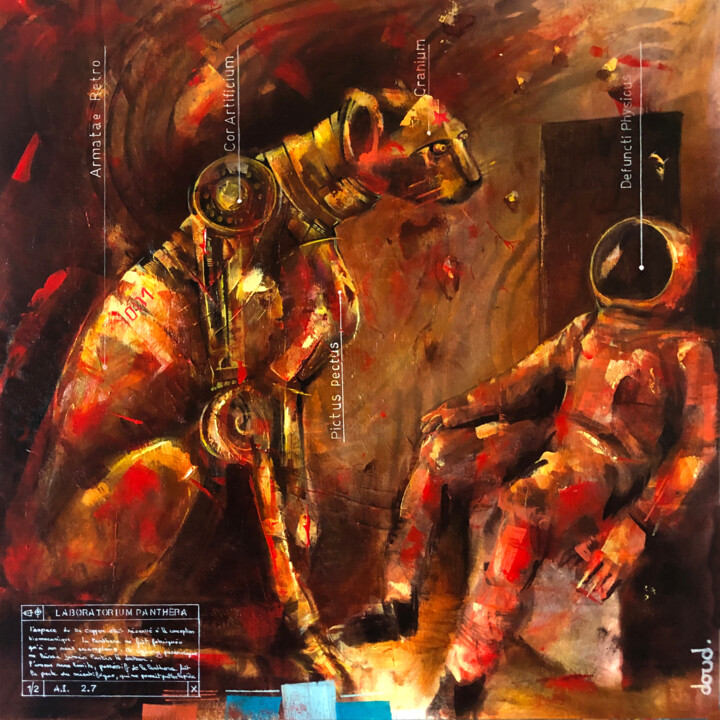 Laboratorium Panthera 绘画, 31.5x31.5 in