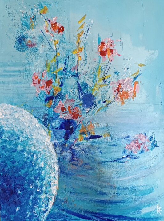 Bouquet 绘画, 29.5x23.6 in