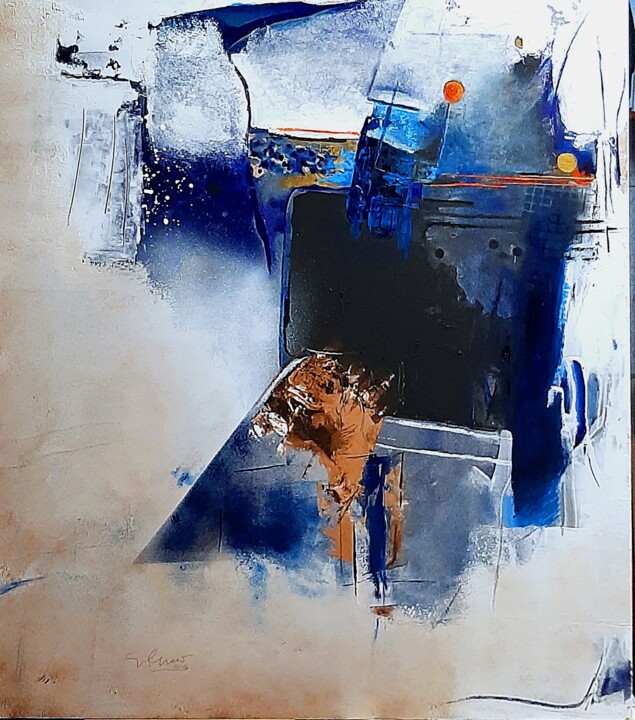 Malerei mit dem Titel "I tempi che durano#…" von Giovanni Primo Greco, Original-Kunstwerk, Kreide