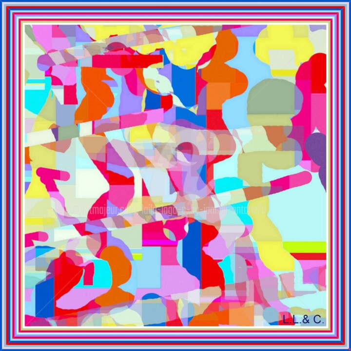 Текстильное искусство под названием "FOULARD ARTISTICI I…" - Laila Lago & C. By Iannilli Antonella, Подлинное произведение и…