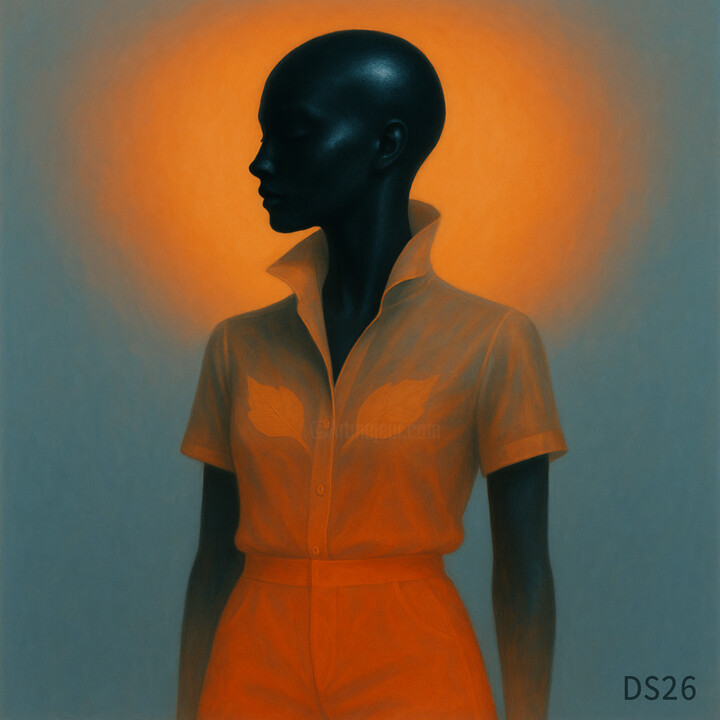 Solar Bloom Protocol 绘画, 47.2x47.2 in