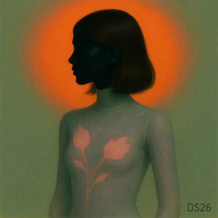 Echoes of Inner Light 绘画, 47.2x47.2 in