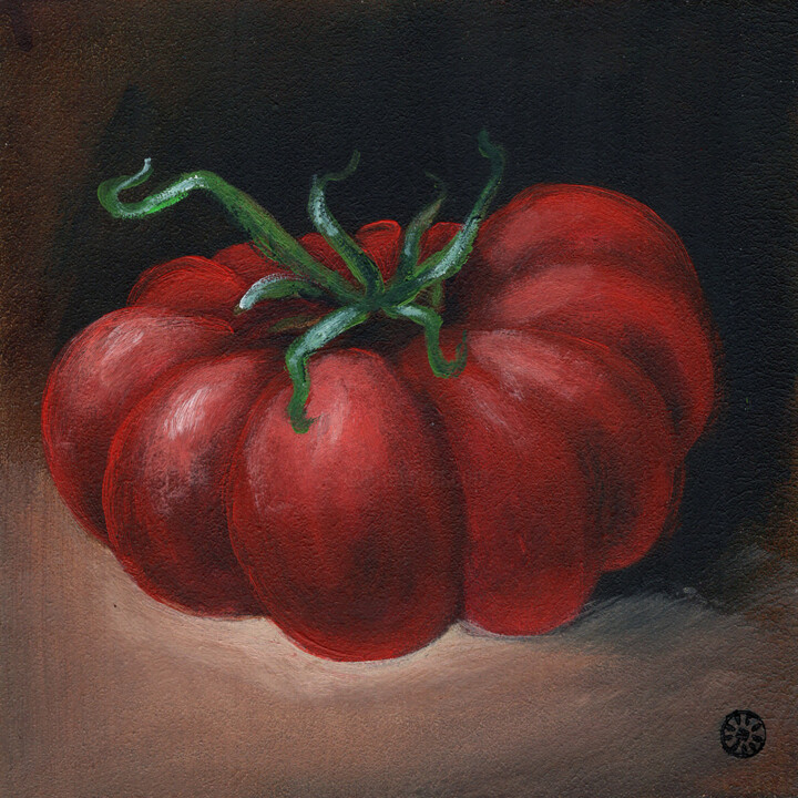 绘画,  7.9x7.9 in 