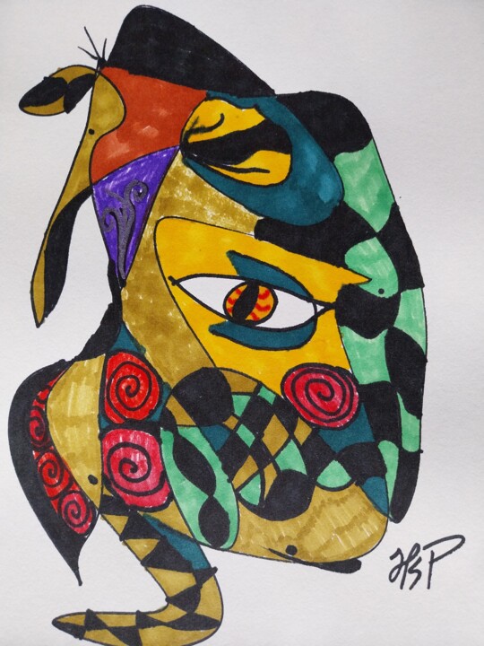The face Resim, 10,6x8,3 in