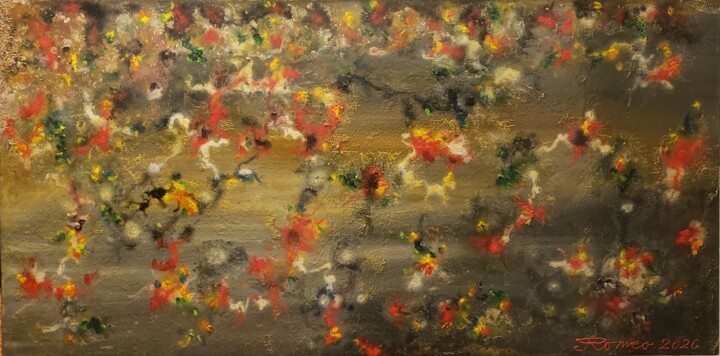 Romeo's 1-st Galaxy, oil on panel, 24x48 inch, SKU 3059 绘画, 24x48 in