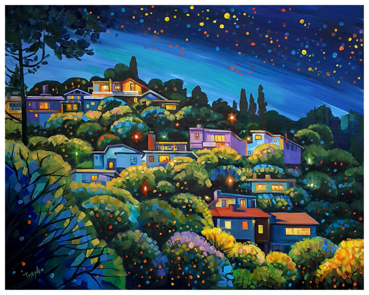Tell me a story Painting, 31.5x39.4 in