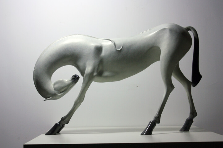 Escultura intitulada "Original Aspiration" por Huang Yunchang, Obras de arte originais, Bronze