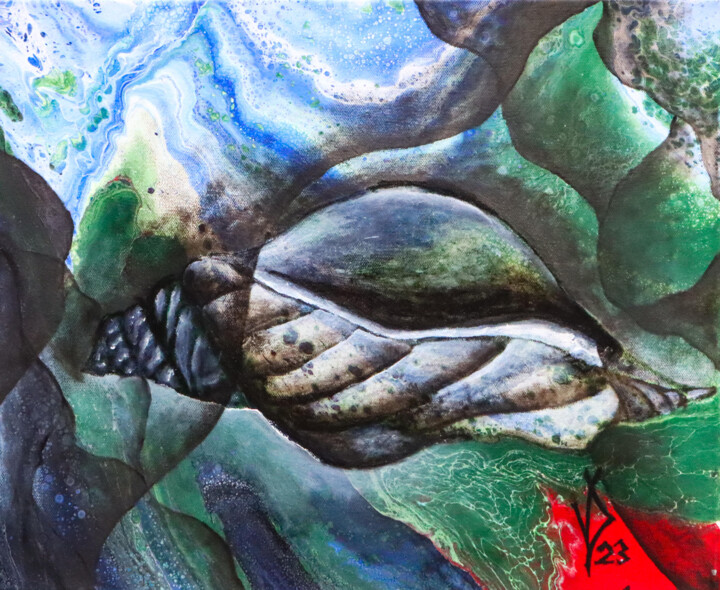 Inner Peace 绘画, 15x18.1 in
