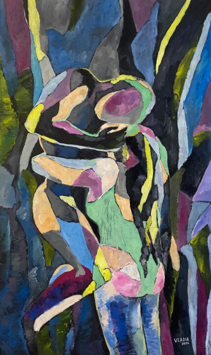 Puzzle of love Pittura, 48,4x29,5 in