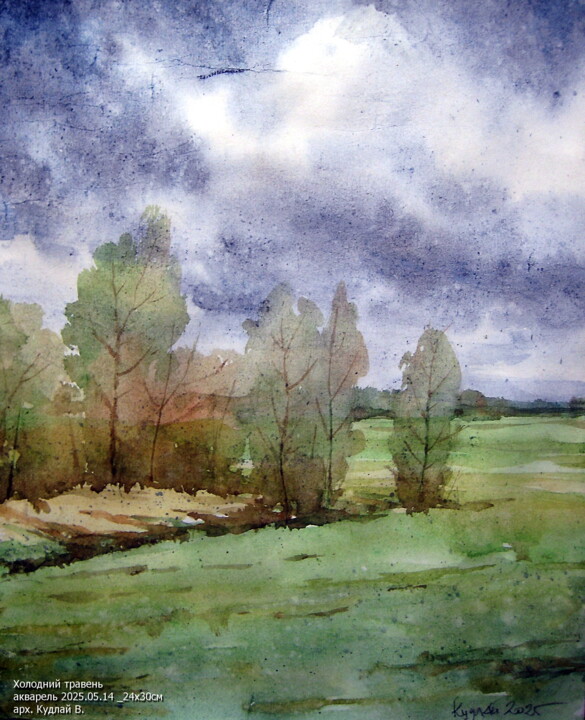 Холодний травень25 Painting, 11.8x9.5 in