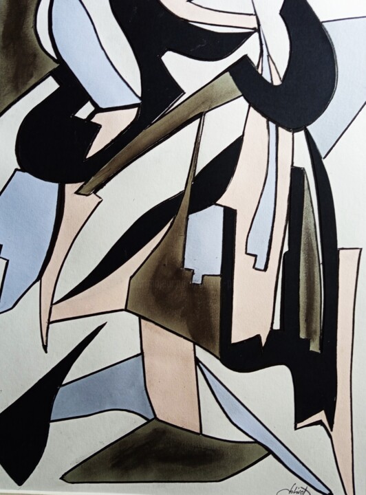 Collages titulada "Sans titre 2025 0514" por Dominique Jolivet, Obra de arte original, Collages