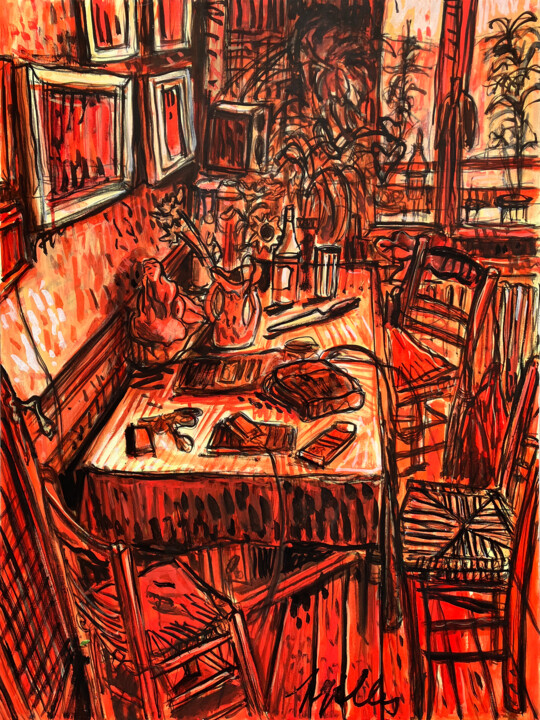 绘画,  31.5x23.6 in 