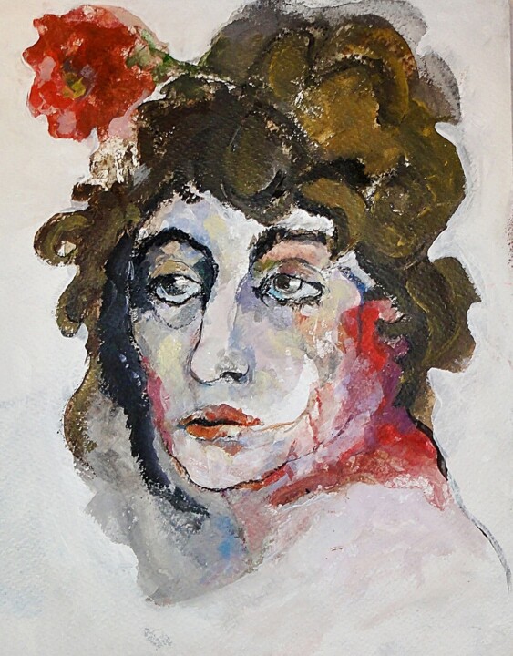 Sevillana 绘画, 16.1x12.6 in