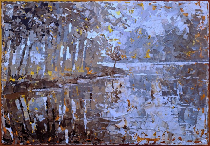 "Moment Of Silence" başlıklı Tablo Mariia Raskin tarafından, Orijinal sanat, Akrilik