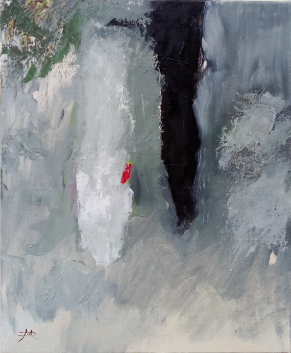 Peinture intitulée "Sensations immédiat…" par Daniel Mangin, Œuvre d'art originale, Huile Monté sur Châssis en bois