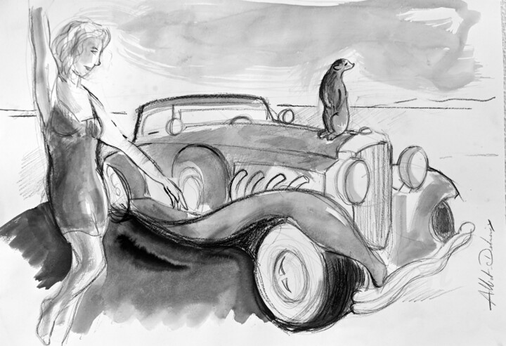 La sentinelle Resim, 16,5x11,7 in