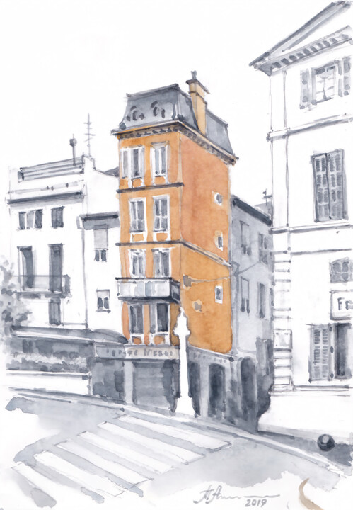 Fragments of Grasse – French Riviera Pittura, 8,2x5,7 in