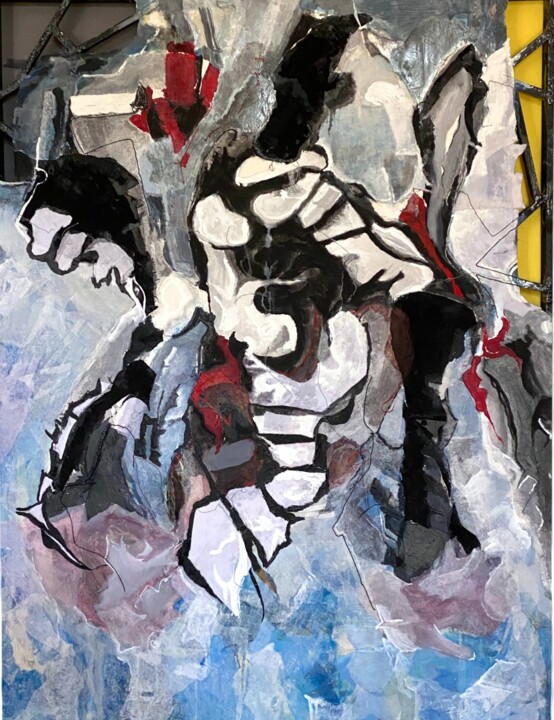 Painting titled "Il fiore squisito d…" by Marco Bettocchi, Original Artwork, Oil Mounted on Wood Stretcher frame