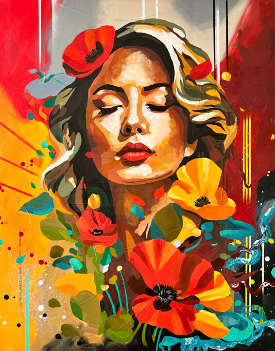 Dreaming of Love 绘画, 30x24 in