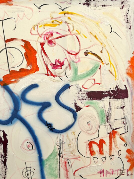 Yes 绘画, 38x26 in