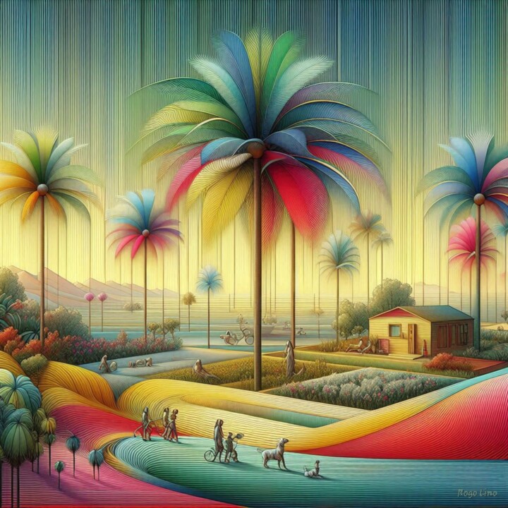 Palmeras en el Paraíso. Цифровое искусство