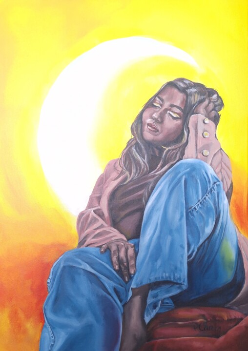 Angel No 6 Schilderij, 27,6x19,7 in
