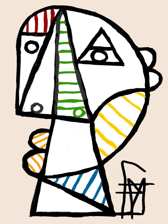 Digital Arts titled "VH3" by Franck Vidal, Original Artwork, Digital Painting