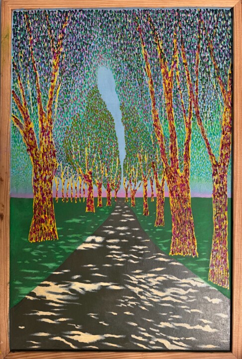 Schilderij getiteld "Begin Again n.5" door Stefano Pallara, Origineel Kunstwerk, Acryl